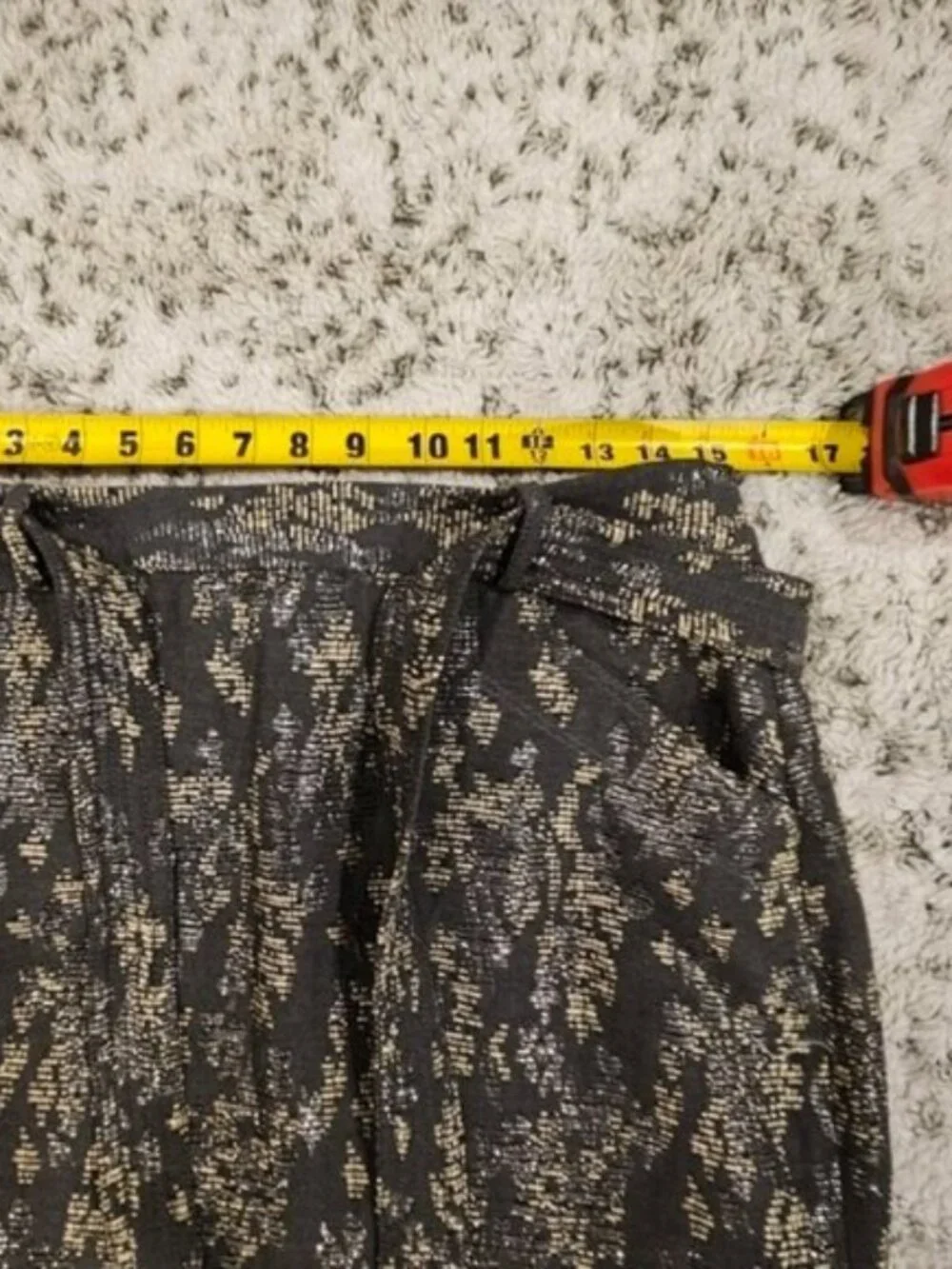 Banana Republic Intricate Jacquard Belted Pencil Chic Skirt W/Pockets NWT Size 8